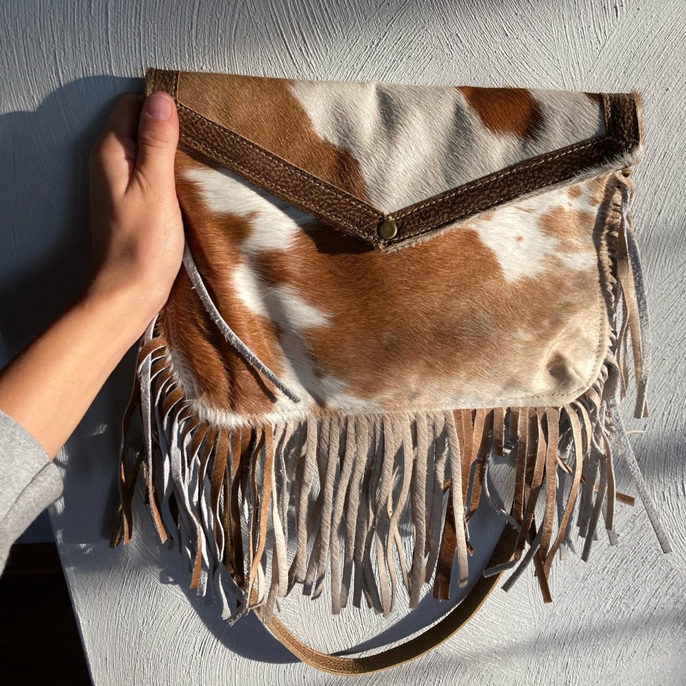 Cow print Myra bag!